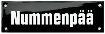 Emalikyltti 16 x 5 cm - Tekstikyltit (tilaustekstit) - 946-066-2 - 1
