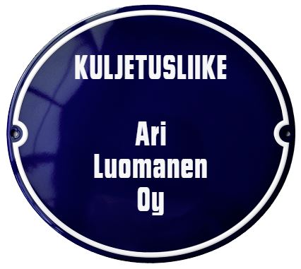 Emalikyltti 20 x 18 cm - Tekstikyltit (tilaustekstit) - 946-067-2 - 1