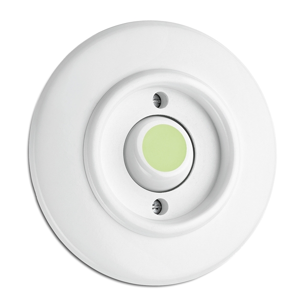 Impulssikytkin, valaistu painonappi - Valkoiset bakeliittikytkimet - 516-140-52 - 1