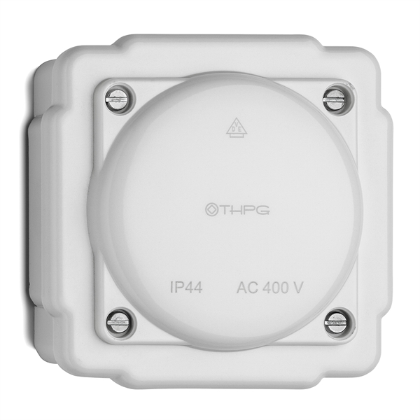 Jakorasia, valkoinen (IP44) - Jakorasiat ja asennusjohdot - 519-004-12 - 1