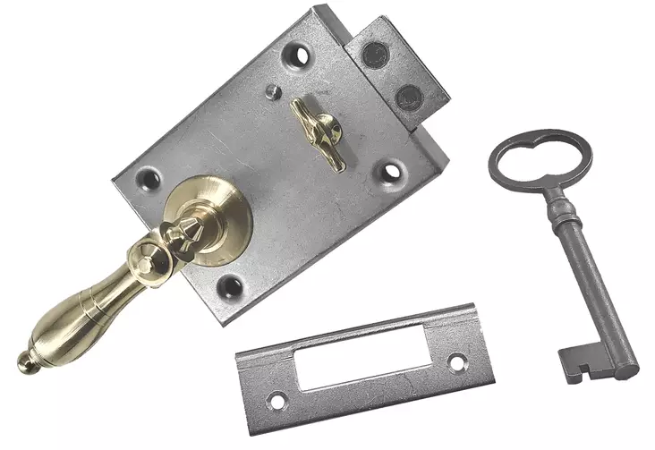 Kamarinlukko, painikkeella - Lukkorungot - 104-006-2 - 1