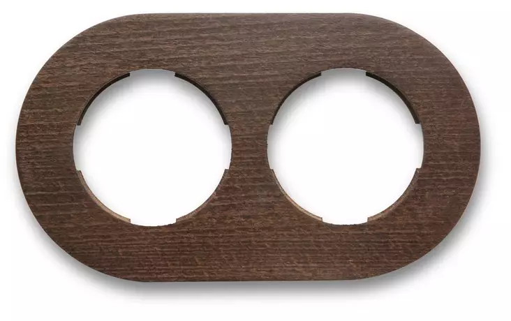 Kehys kahdelle kytkimelle / rasialle Do - Pistorasiat ja kytkimet, DO - 547-060-2 - 1