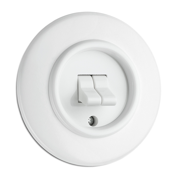 Kruunukytkin - Valkoiset bakeliittikytkimet - 516-125-22 - 1