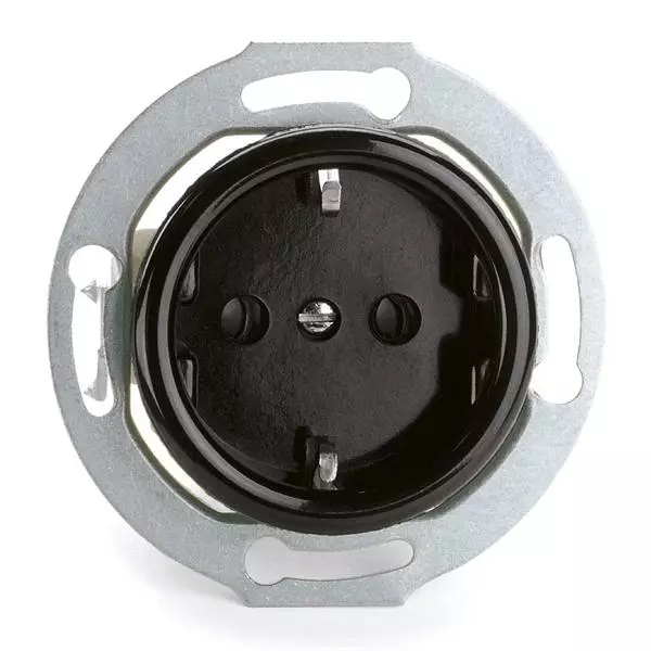 Pistorasia - Mustat bakeliittipistorasiat - 517-141-2 - 1