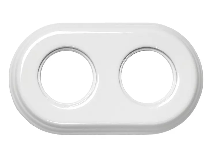 Posliinikehys, valkoinen - Posliinikehykset ja lisätarvikkeet - 518-050-2 - 1