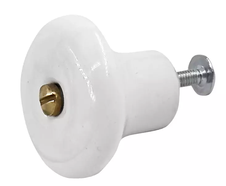 Posliininuppi posliinivedin Domus Classica - Laatikoiden ja kaappien vetimet - 102-029-62 - 1