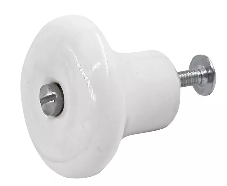 Posliininuppi posliinivedin Domus Classica - Laatikoiden ja kaappien vetimet - 102-029-52 - 1