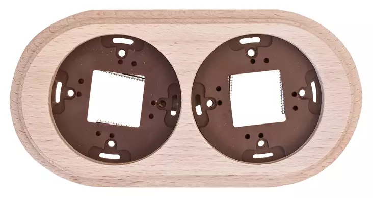 Puinen kehys, pinta-asennettavalle rasialle - Posliinikehykset ja lisätarvikkeet - 518-060-2 - 1