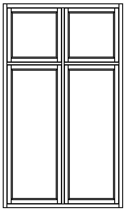 Ristikarmillinen ikkuna - Ristikarmilliset ikkunat - 200-018-2 - 1