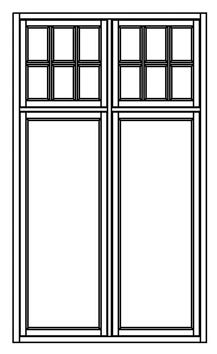Ristikarmillinen ikkuna - Ristikarmilliset ikkunat - 200-019-2 - 1