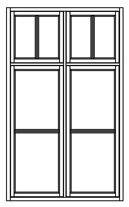 Ristikarmillinen ikkuna - Ristikarmilliset ikkunat - 200-020-2 - 1