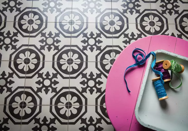 Sementtilaatta - Kaksiväriset VIA -sementtilaatat - 51102 - 1