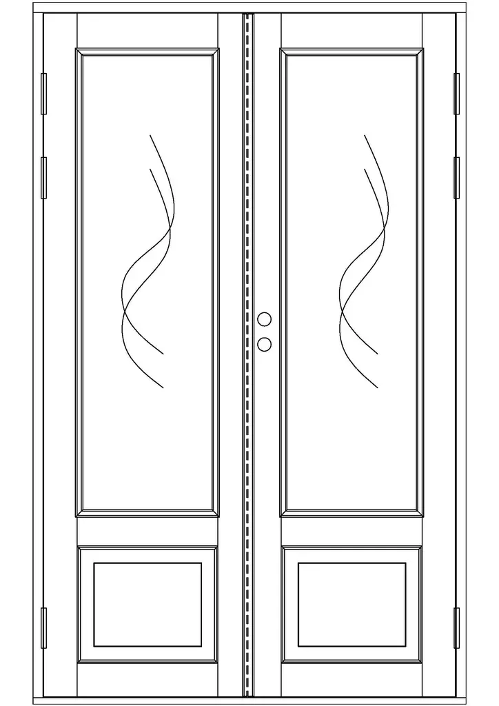 Sisäpariovet, ikkunalliset - Sisäpariovet - 100-202-12 - 1