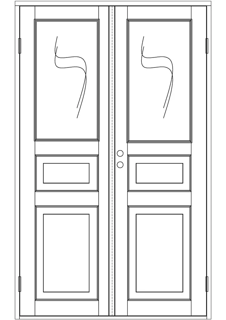 Sisäpariovet, ikkunalliset - Sisäpariovet - 100-203-12 - 1