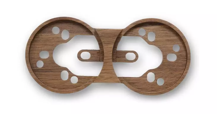 Taustalevy kaksi kytkintä/rasiaa Do - Pistorasiat ja kytkimet, DO - 547-065-2 - 1