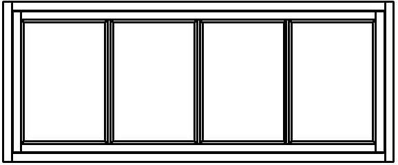 Yksijakoinen ikkuna - Yksijakoiset ikkunat - 200-014-2 - 1