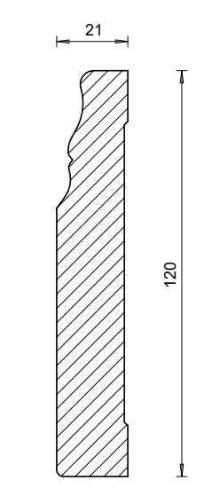 Jalka- ja vuorilista Paasivaara (12 cm) - Jalka- ja vuorilistat - 820-702-183 - 2