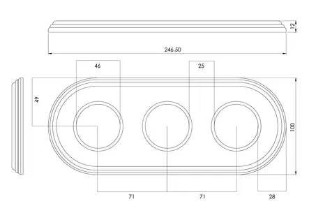 Mitat - Posliinikehykset ja lisätarvikkeet - 518-051-3 - 2