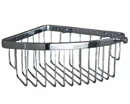 Saippuateline Miller, kulmamalli - Kylpyhuonetarvikkeet Miller - 418-069-43 - 1