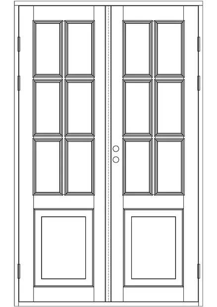 Sisäpariovet, ikkunalliset - Sisäpariovet - 100-202-13 - 3