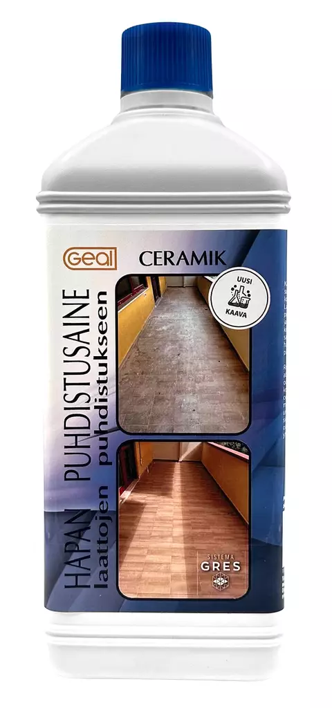 Ceramik -pesuaine, hapan - Lattian käsittelyaineet - 860-092-3 - 1