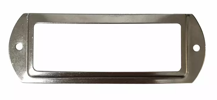 Etikettipidike, niklattu - Laatikoiden ja kaappien vetimet - 119-029-3 - 1