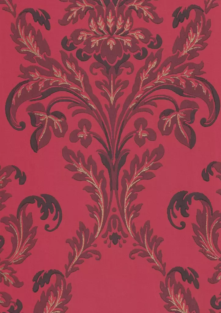 Paperitapetti Herraskartano punainen - Mummonkammari - 68273 - 1