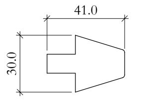 Mittakuva - Ikkunapuiteosat - 840-621-333 - 1