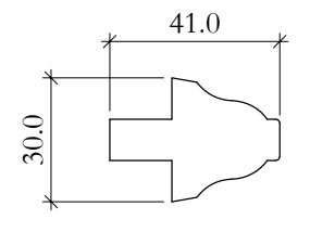Mittakuva - Ikkunapuiteosat - 840-619-333 - 1