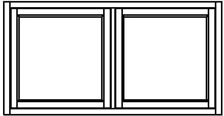 Kaksijakoinen ikkuna - Kaksijakoiset ikkunat - 200-025-13 - 1