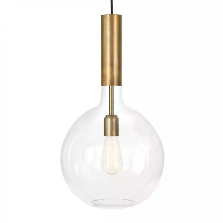 Kattovalaisin, lasikuvulla - Riippuvalaisimet, messinkiset - 504-010-3 - 1