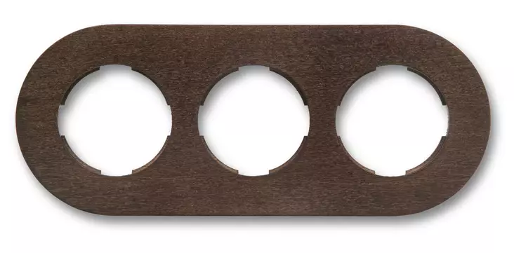 Kehys kolmelle kytkimelle / rasialle Do - Pistorasiat ja kytkimet, DO - 547-060-3 - 1