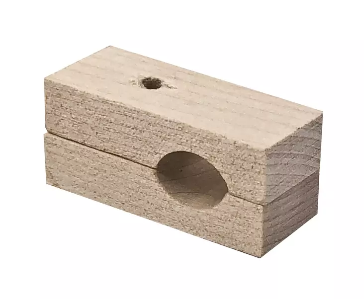 Kiinnike pintavetojohdolle, koivu - Bakeliittikehykset ja lisätarvikkeet - 519-011-33 - 1