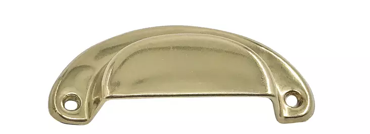 Kuppivedin, messinki - Laatikoiden ja kaappien vetimet - 102-026-3 - 1