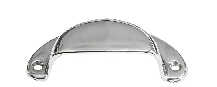 Kuppivedin, niklattu - Laatikoiden ja kaappien vetimet - 102-026-33 - 1