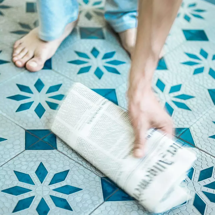 Sementtilaatta - Kaksiväriset VIA -sementtilaatat - 40143 - 1