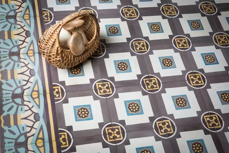 Sementtilaatta - Moniväriset VIA -sementtilaatat - 51011-143 - 1