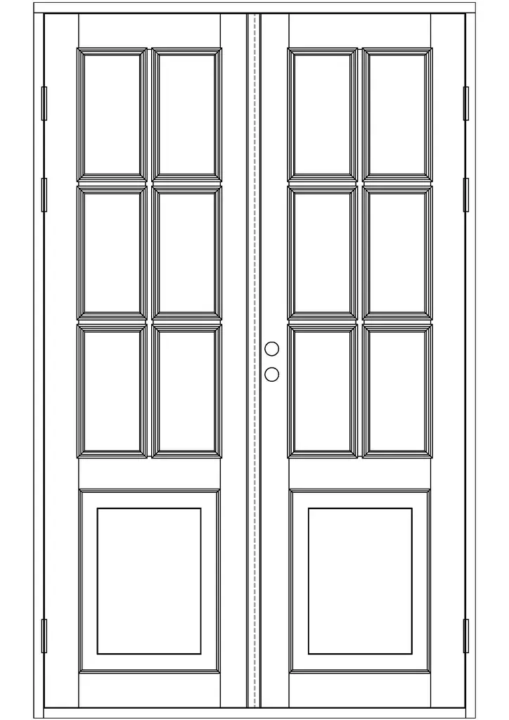 Sisäpariovet, ikkunalliset - Sisäpariovet - 100-202-13 - 3