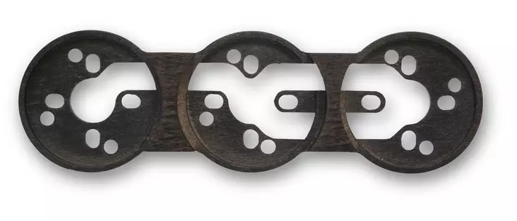 Taustalevy kolme kytkintä/ rasia DO - Pistorasiat ja kytkimet, DO - 547-063-3 - 1