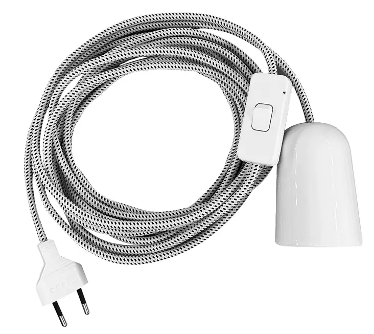 Valaisinjohto, valkoinen - Kattovalaisimet - 504-008-333 - 1