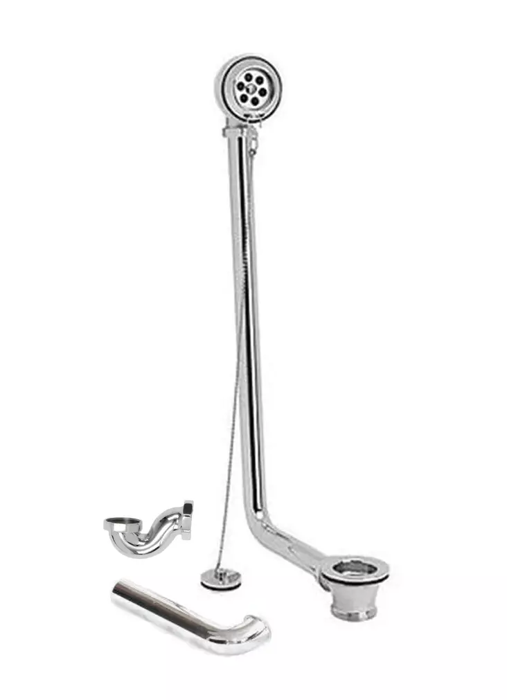 Ylimenosuoja, putket ja allastulppa - Suihkuverhotangot ja lisätarvikkeet - 419-021-3 - 1