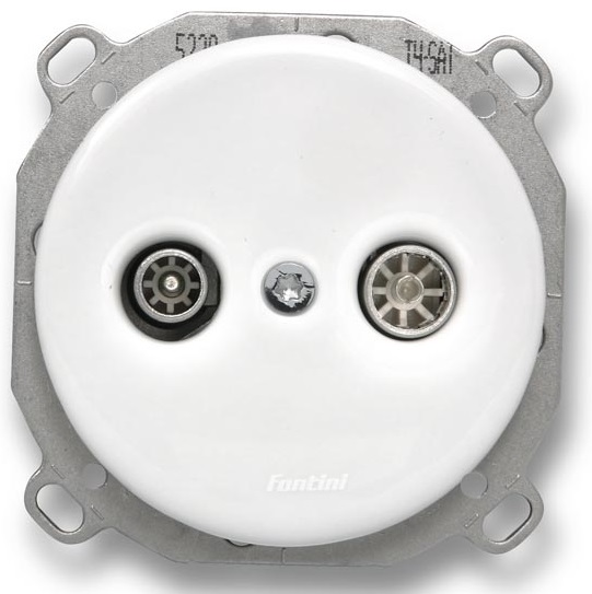 Antennirasia Do, yksittäinen - Pistorasiat ja kytkimet, DO - 545-027-4 - 1