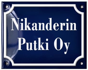 Emalikyltti 14 x 11 cm - Tekstikyltit (tilaustekstit) - 946-064-4 - 1