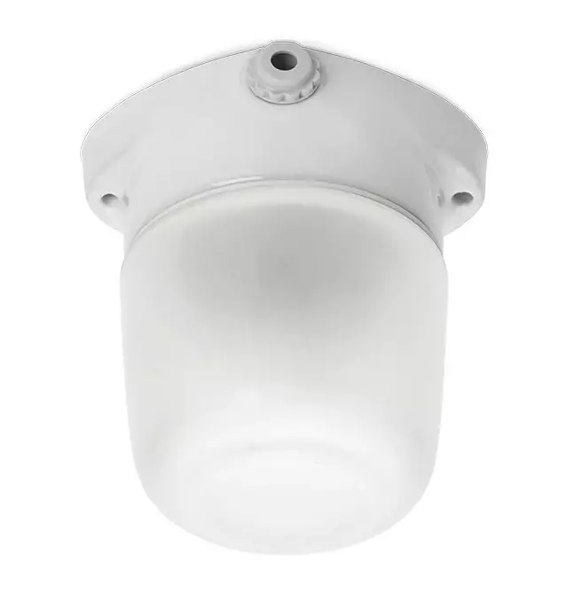 Kattovalaisin, huurrelasilla (IP54) - LISILUX -kattovalaisimet, posliiniset - 504-002-4 - 1