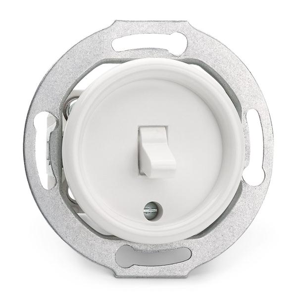 Ristikytkin - Valkoiset bakeliittikytkimet - 516-140-4 - 1