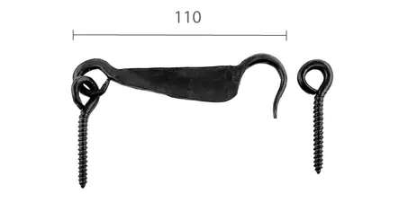 Ovihaka, taottu - Ovihaat ja -salvat - 119-084-45 - 2