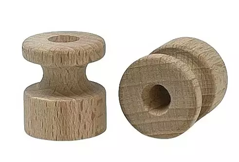 Johdonohjain, puinen - Posliinikehykset ja lisätarvikkeet - 519-006-15 - 1