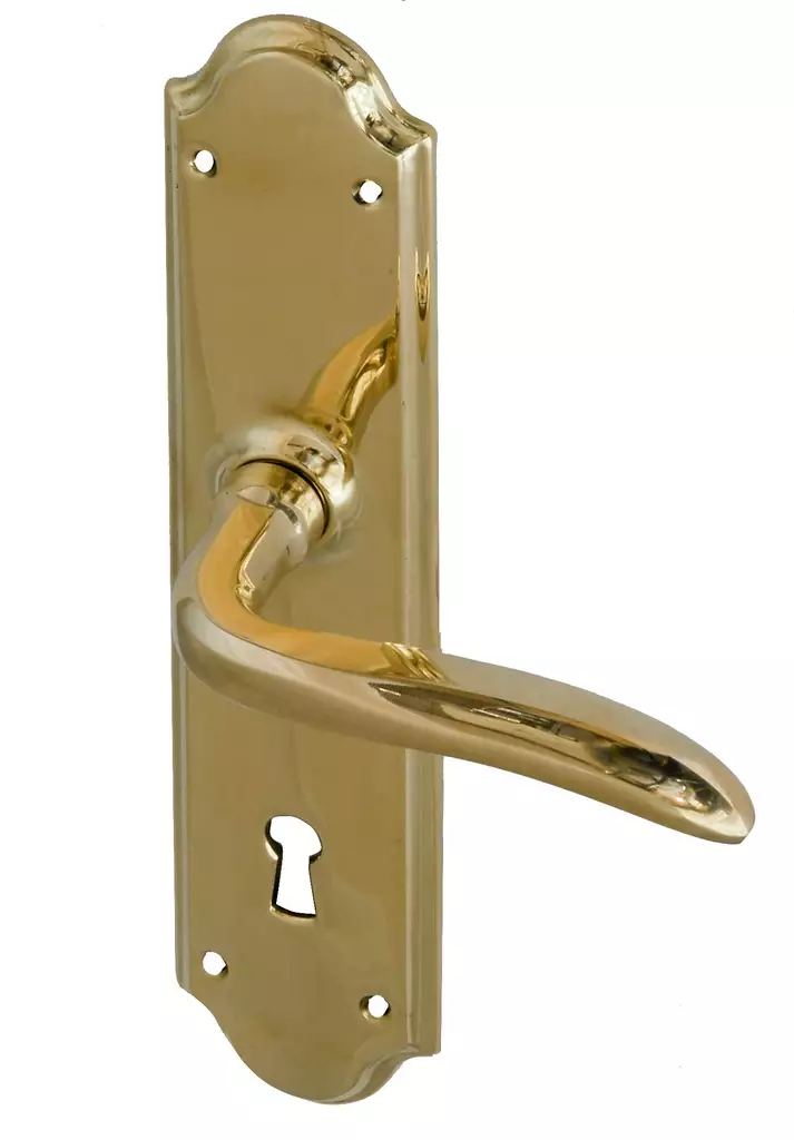 Ovenpainike Lovisa - Messinkiset ovenkahvat - 101-006-5 - 1