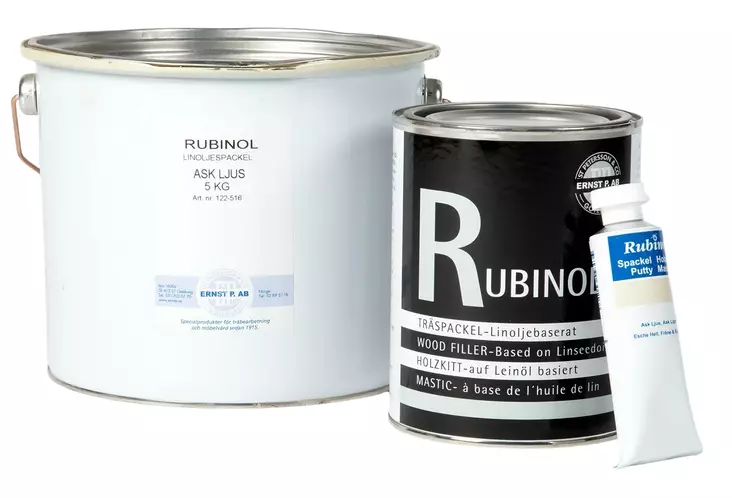 Puukitti Rubinol - Suovat, kitit ja käsittelyaineet - 860-731-15 - 1