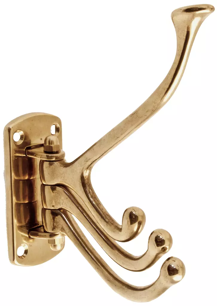 Vaate- ja hattukoukku, kääntyvä - Seinäkoukut - 945-006-5 - 1